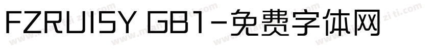 FZRUISY GB1字体转换